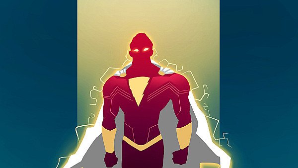 Shazam New Minimal Art wallpaper