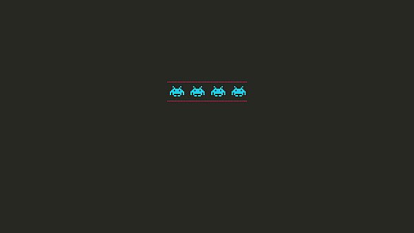 Space Invaders Minimalism - hdwallpaper4k