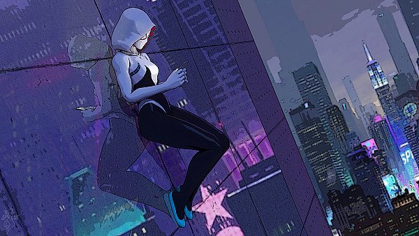 Spider Gwen Texting 4k - hdwallpaper4k