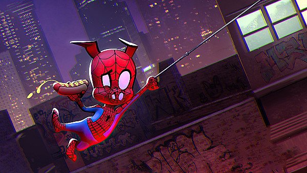 Spider Ham Illustration 4k - hdwallpaper4k