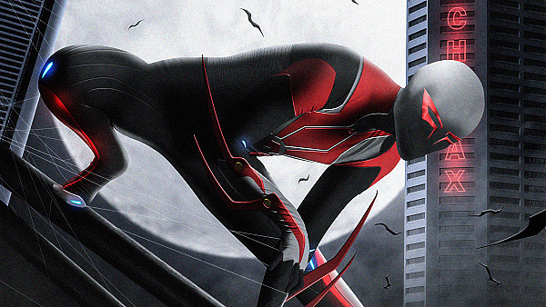 Spider Man 2099 Francesco Mattina Recreation - hdwallpaper4k