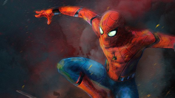 Spider Man Art 4k wallpaper