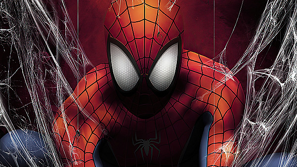 Spider Man In Web - hdwallpaper4k