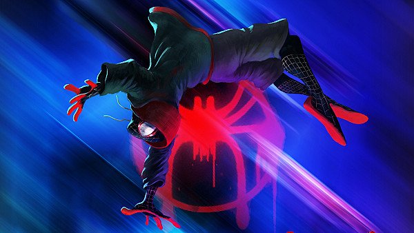 Spider Man Into The Spider Verse Illustration - hdwallpaper4k