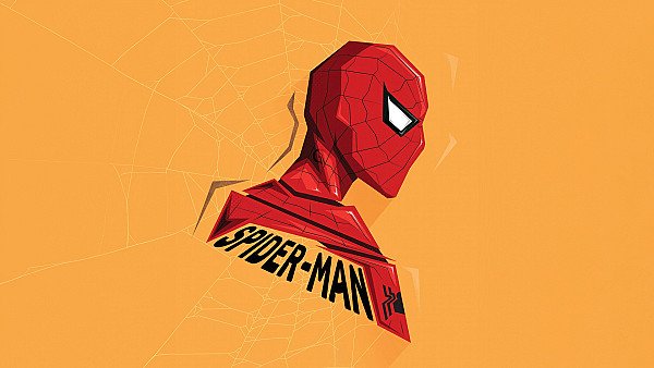 Spider Man Pop Head Minimal 5k - hdwallpaper4k