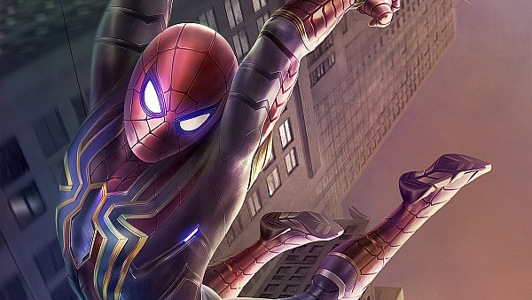 Spider Man Stark Tower - hdwallpaper4k