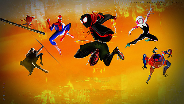 Spider Verse Jumping4k - hdwallpaper4k