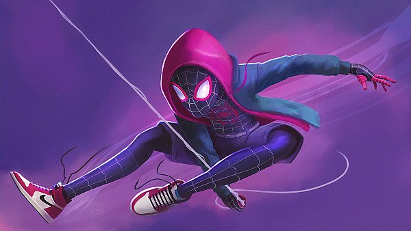 Spider Verse Miles wallpaper