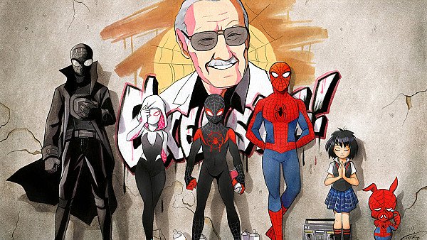 Spider Verse Stan Lee Tribute wallpaper