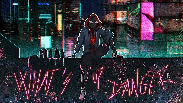 Spider Verse What Up Danger wallpaper