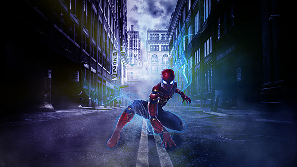 Spiderman Adventure In The Dark Streets - hdwallpaper4k