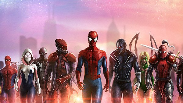 Spiderman And His Team - hdwallpaper4k