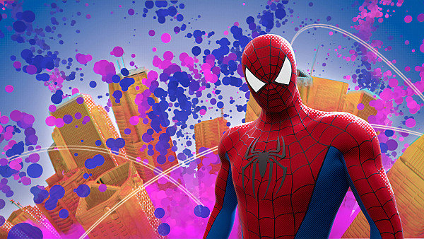 Spiderman Background Colorful - hdwallpaper4k