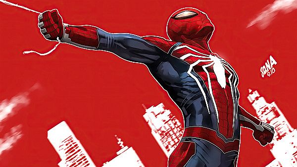 Spiderman Comic Arts 4k - hdwallpaper4k