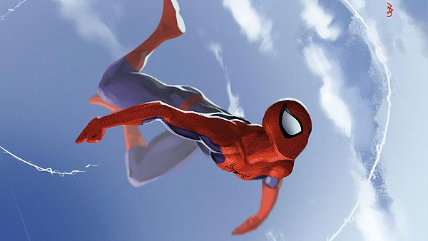 Spiderman Falling 4k - hdwallpaper4k