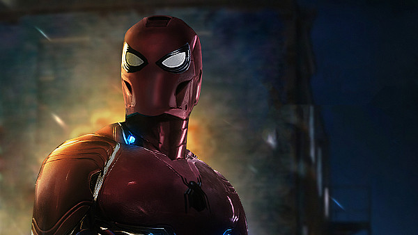 Spiderman In Iron Suit - hdwallpaper4k