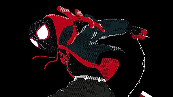 SpiderMan Into The Spider Verse Graphic Design - hdwallpaper4k