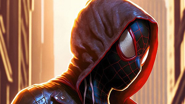 Spiderman Miles Morales Caped - hdwallpaper4k