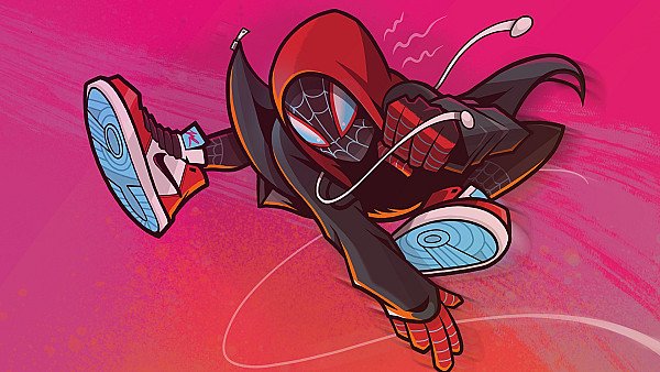 Spiderman Miles Morales Illustration - hdwallpaper4k