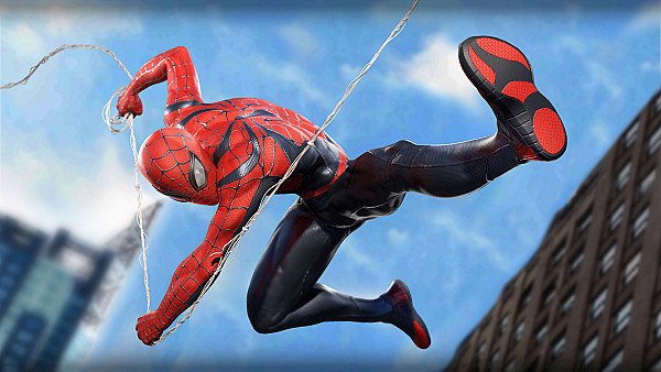 Spiderman Miles Morales Kick 5k wallpaper