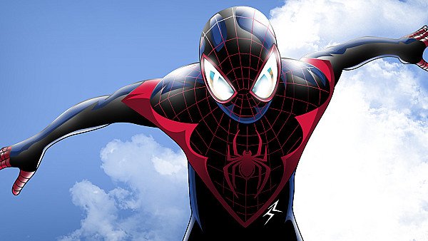 Spiderman On The Sky - hdwallpaper4k