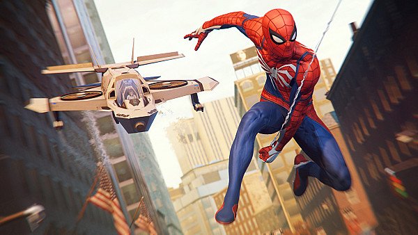 Spiderman Ps4 Video Game Chase - hdwallpaper4k