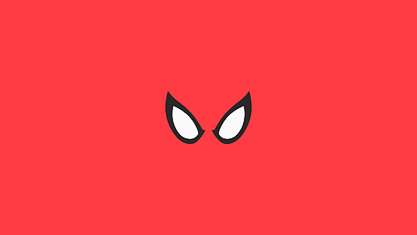 Spiderman Red Minimal Background 4k - hdwallpaper4k