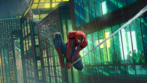 Spiderman Spider Swing - hdwallpaper4k