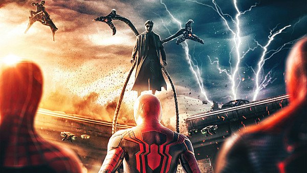 Spiderman Vs Doctor Octopus Poster - hdwallpaper4k