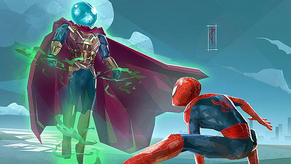 Spiderman Vs Mysterio Art - hdwallpaper4k