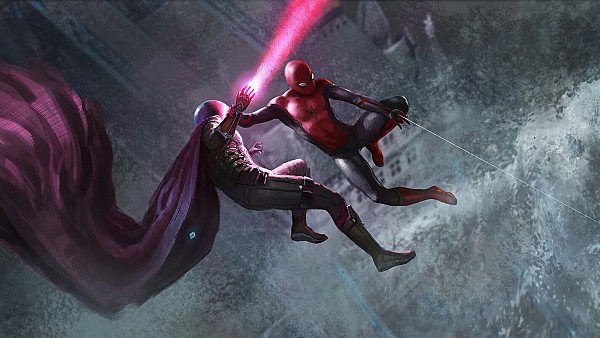 Spiderman Vs Mysterio New Art - hdwallpaper4k