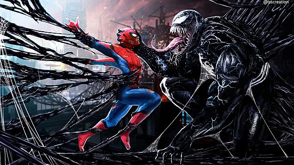 Spiderman Vs Venom Digital Art - hdwallpaper4k