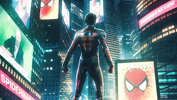 Spiderman With Iron Suit - hdwallpaper4k