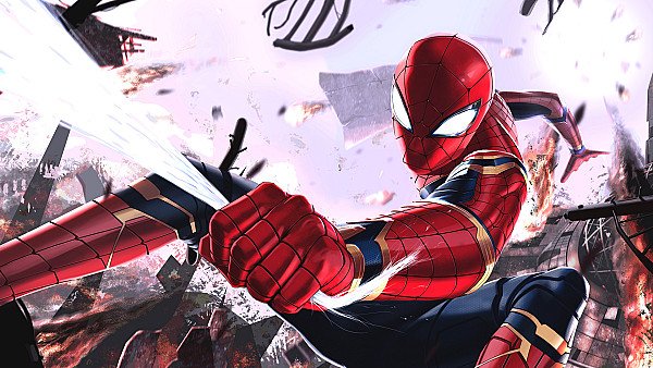 Spidey Infinity War Armor - hdwallpaper4k