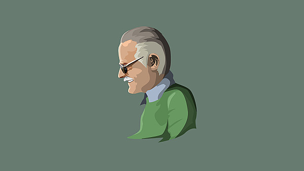 Stan Lee Minimal 4k - hdwallpaper4k