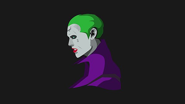 Suicide Squad Joker Minimalism - hdwallpaper4k