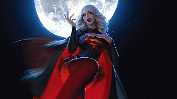 Supergirl As The Vampire Savior - hdwallpaper4k