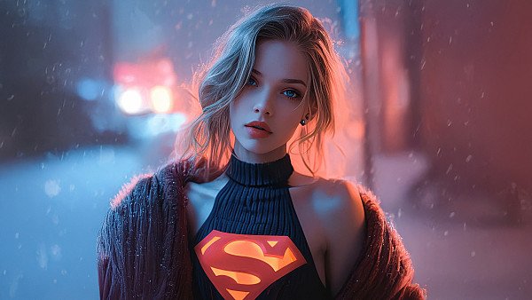 Supergirl Beauty Lights Up The Room - hdwallpaper4k