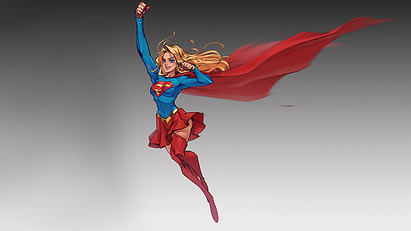 Supergirl Comic Art 5k - hdwallpaper4k