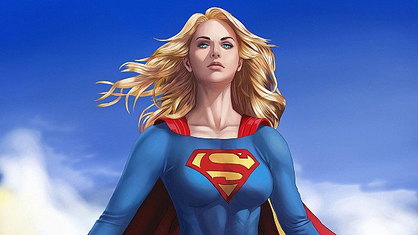 Supergirl Flying Above - hdwallpaper4k