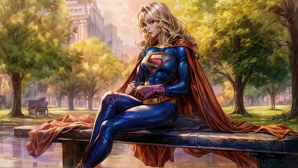 Supergirl Guardian Of The Garden - hdwallpaper4k