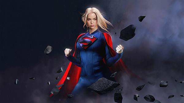 Supergirl In Action 5k - hdwallpaper4k