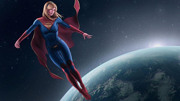 Supergirl Oversee The Earth - hdwallpaper4k