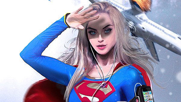 Supergirl Superhero 4k - hdwallpaper4k