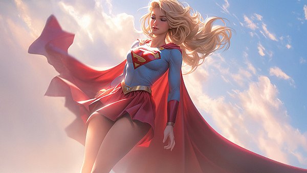 Supergirl The Heroine Of Steel Soars - hdwallpaper4k