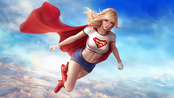 Supergirl Unleashing Justice - hdwallpaper4k