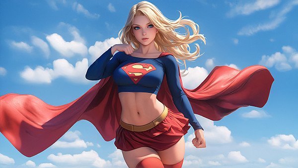 Supergirl Untamed Power - hdwallpaper4k