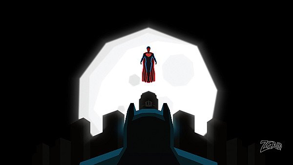 Superman And Batman Art - hdwallpaper4k