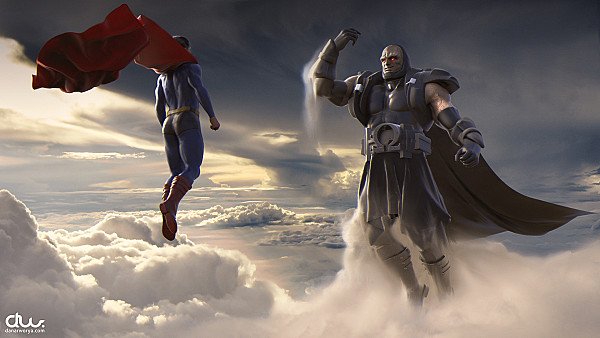 Superman And Darkseid - hdwallpaper4k