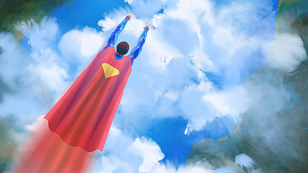 Superman Fly By - hdwallpaper4k